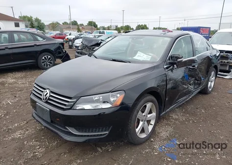 2013 Volkswagen Passat Se из США, поврежденный, VIN 1VWBP7A33DC135920